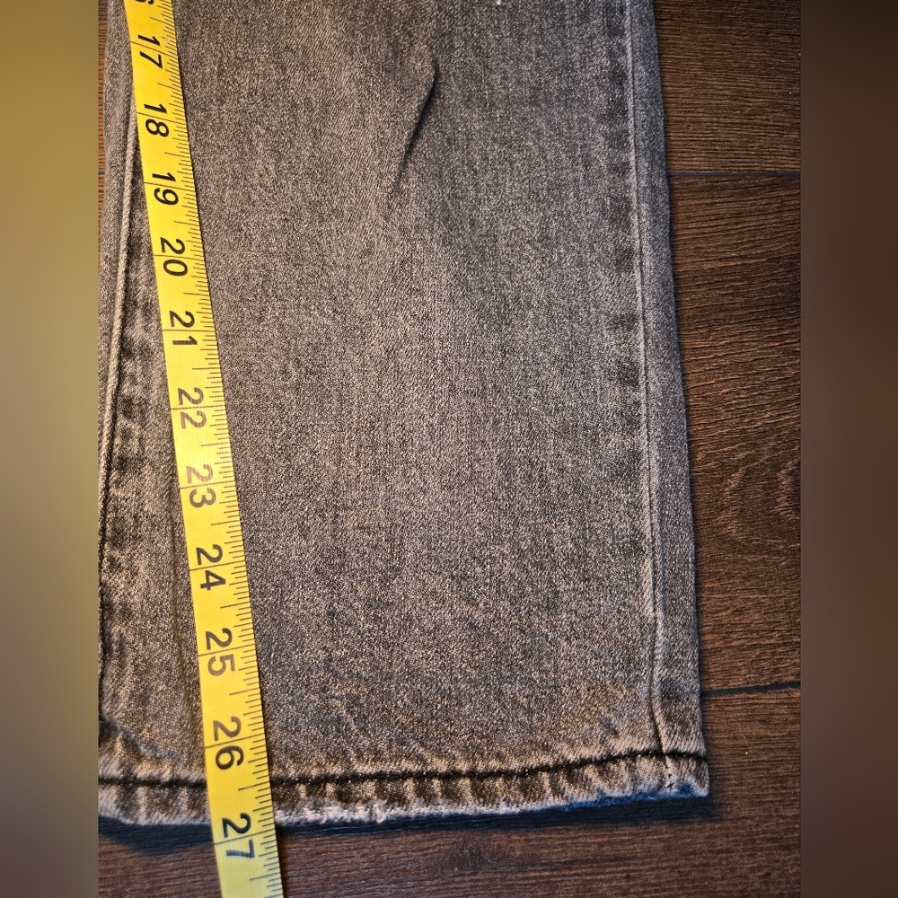 BDG Black Wash Distressed High-Rise Slim Straight Denim Womens Size 31 - Picture 14 of 16
